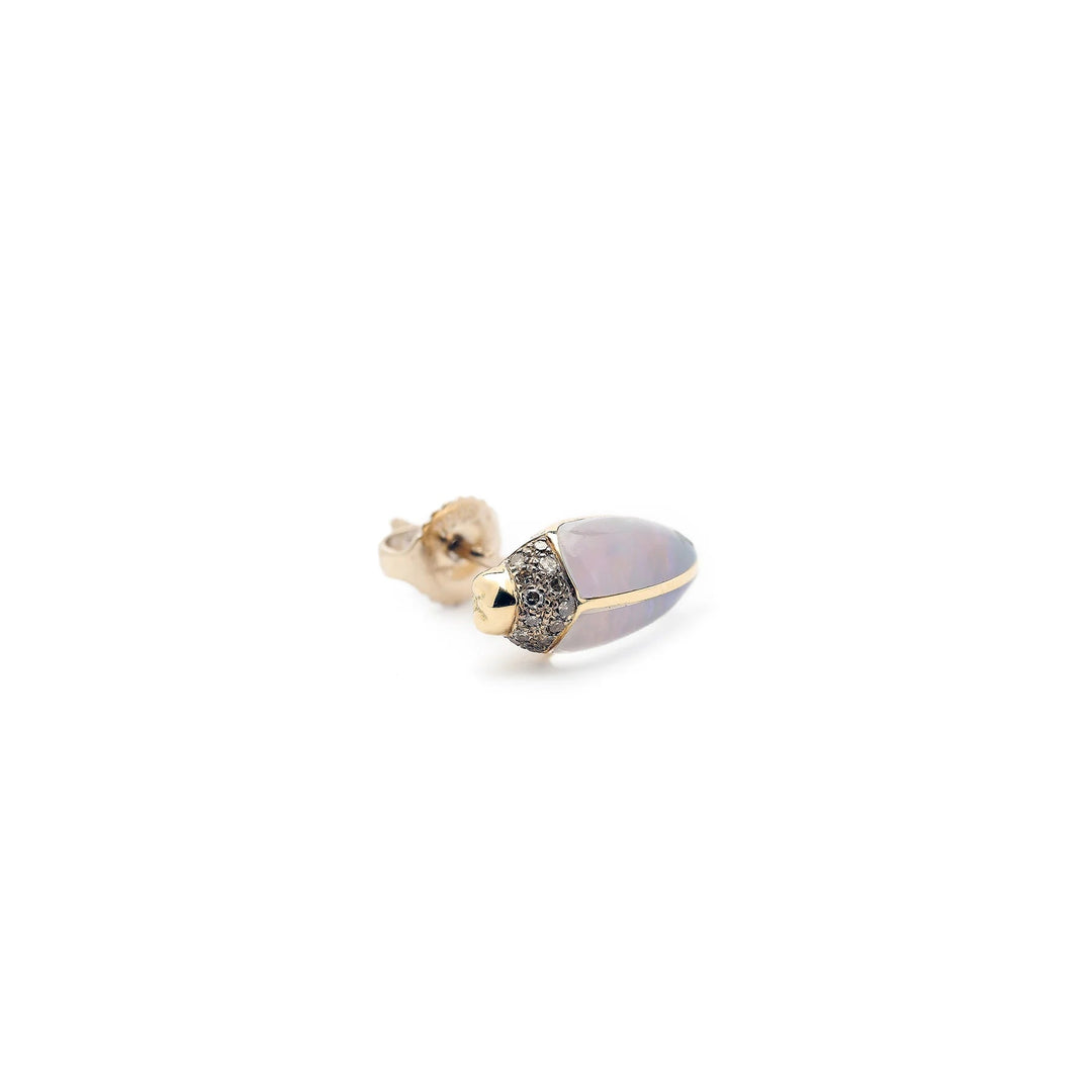 Mini Scarab Opal Stud - Bibi Van Der Velden - Ileana Makri