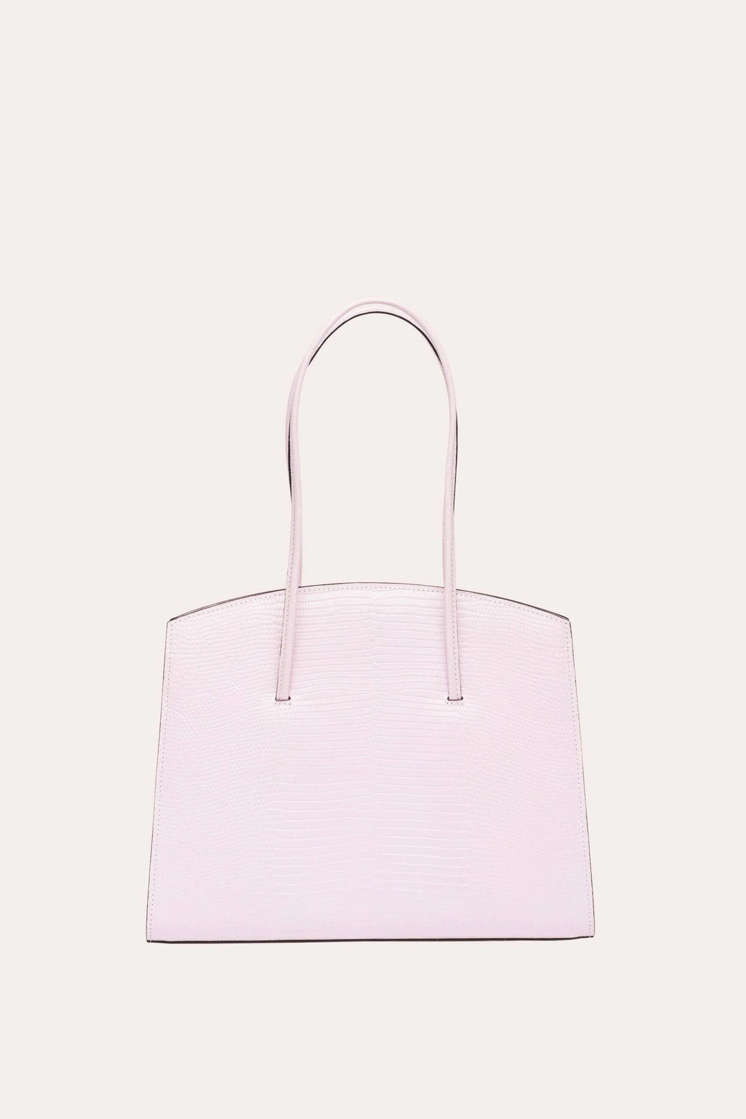 Minimal Tote Pink Lizard - Little Liffner - Ileana Makri store