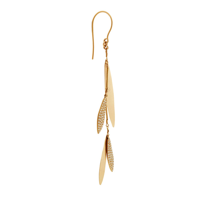 Mismatch Leaves Earrings - Falling Leaves - Ileana Makri