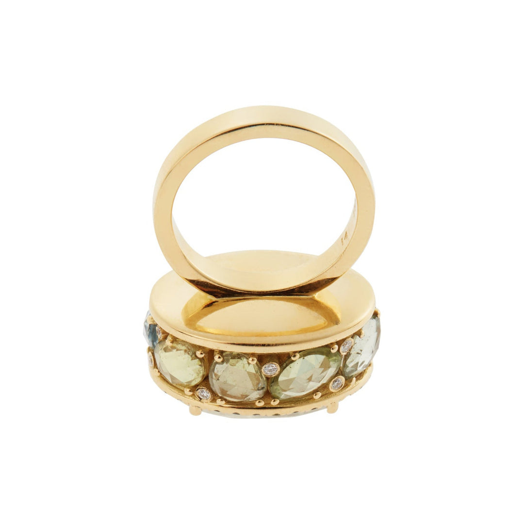 Moonstone Blossom Ring - One of a Kind - Ileana Makri