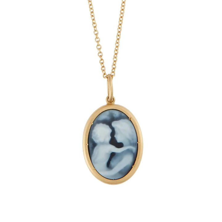 Mother & Child Cameo Pendant - Exclusive - Ileana Makri store