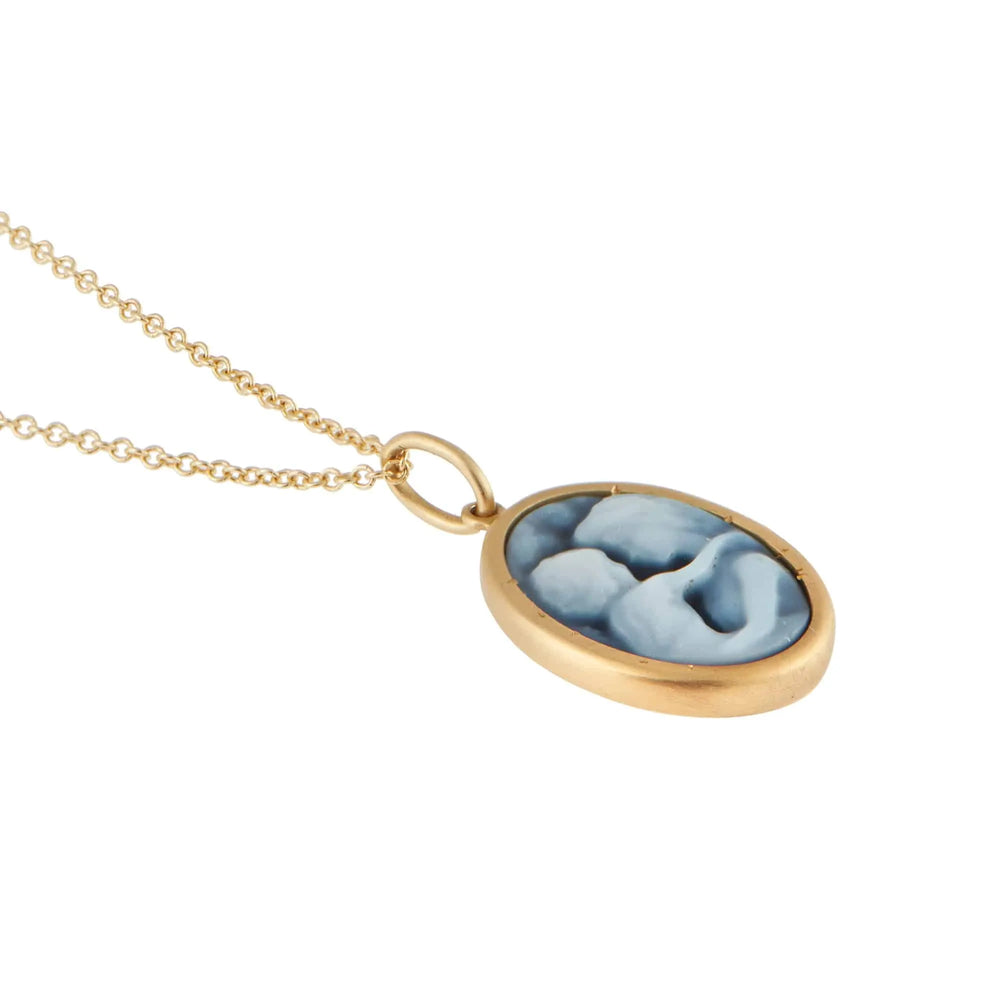 Mother & Child Cameo Pendant - Exclusive - Ileana Makri store