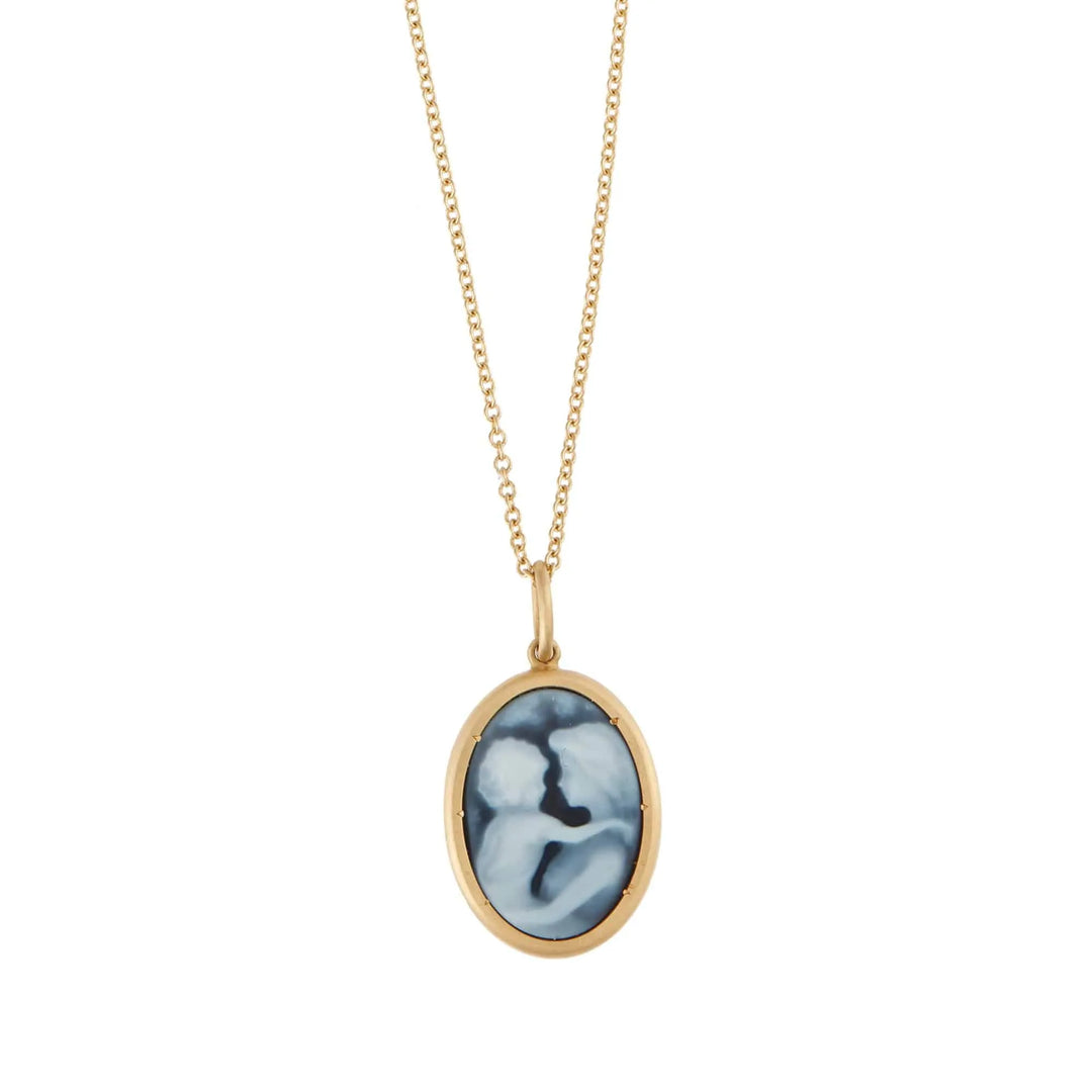 Mother & Child Cameo Pendant - Exclusive - Ileana Makri store