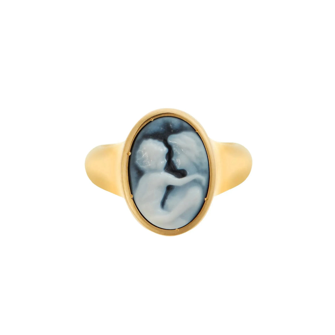 Mother & Child Cameo Ring - Exclusive - Ileana Makri store