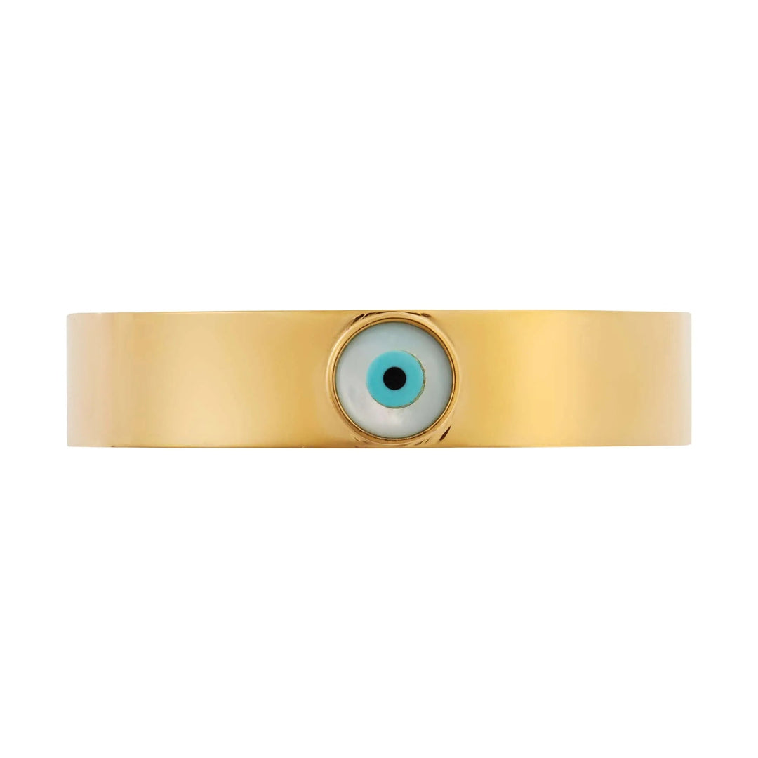 Mother of Pearl Eye Cuff - Eye M Eyes - Ileana Makri