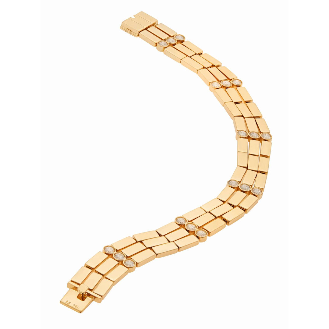 Multi Stream Stepping Stone Bracelet Y - D - Cascade - Ileana Makri