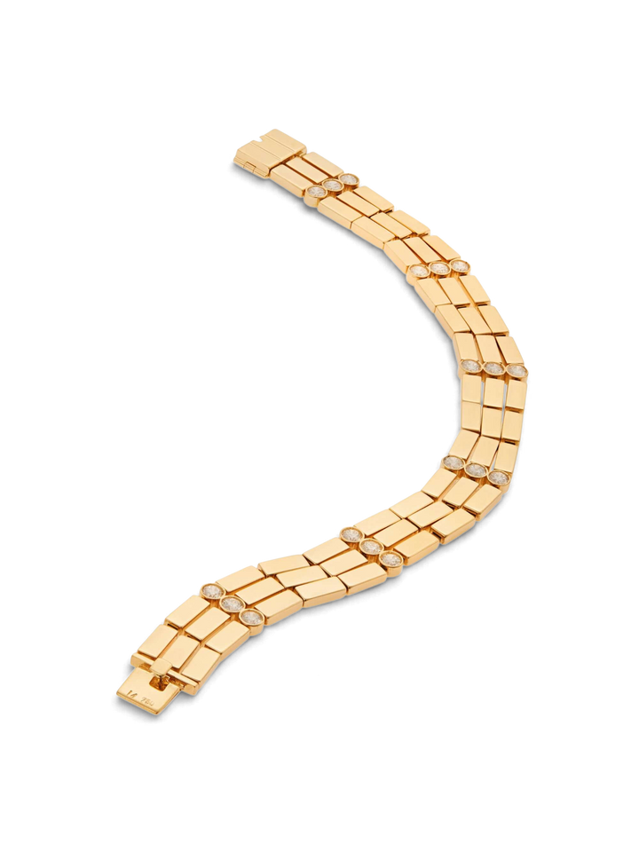 Multi Stream Stepping Stone Bracelet Y - D - Cascade - Ileana Makri