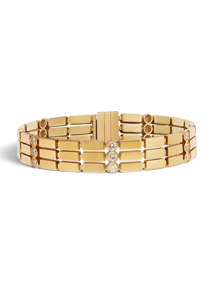 Multi Stream Stepping Stone Bracelet Y - D - Cascade - Ileana Makri