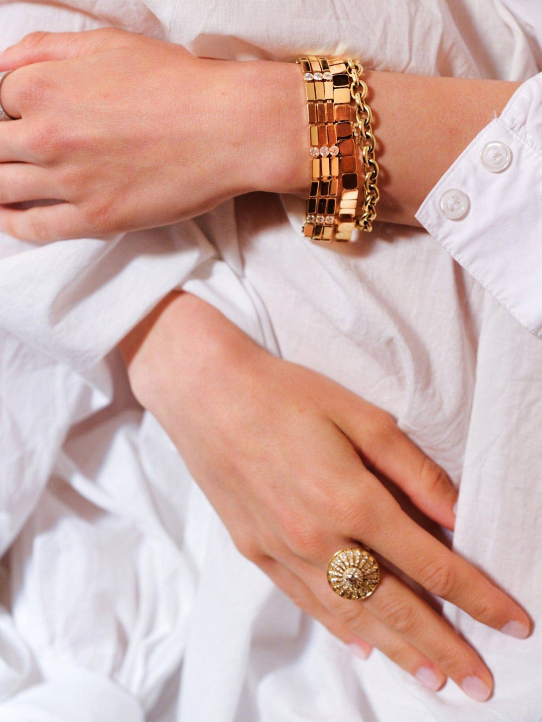 Multi Stream Stepping Stone Bracelet Y - D - Cascade - Ileana Makri