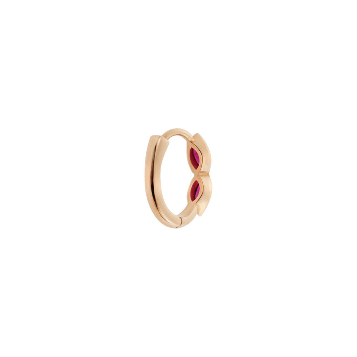 Navette Ruby Mini Hoops P - RU - Classic - Ileana Makri