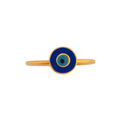 Neon Blue Eye Ring - Eye M Eyes - Ileana Makri store