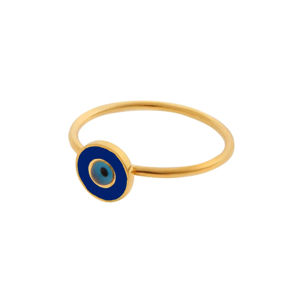 Neon Blue Eye Ring - Eye M Eyes - Ileana Makri store