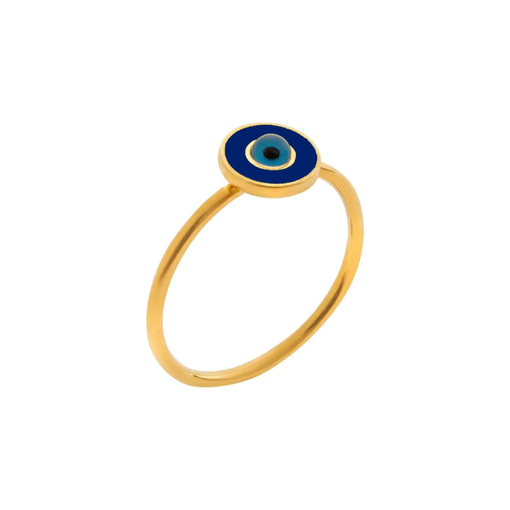 Neon Blue Eye Ring - Eye M Eyes - Ileana Makri
