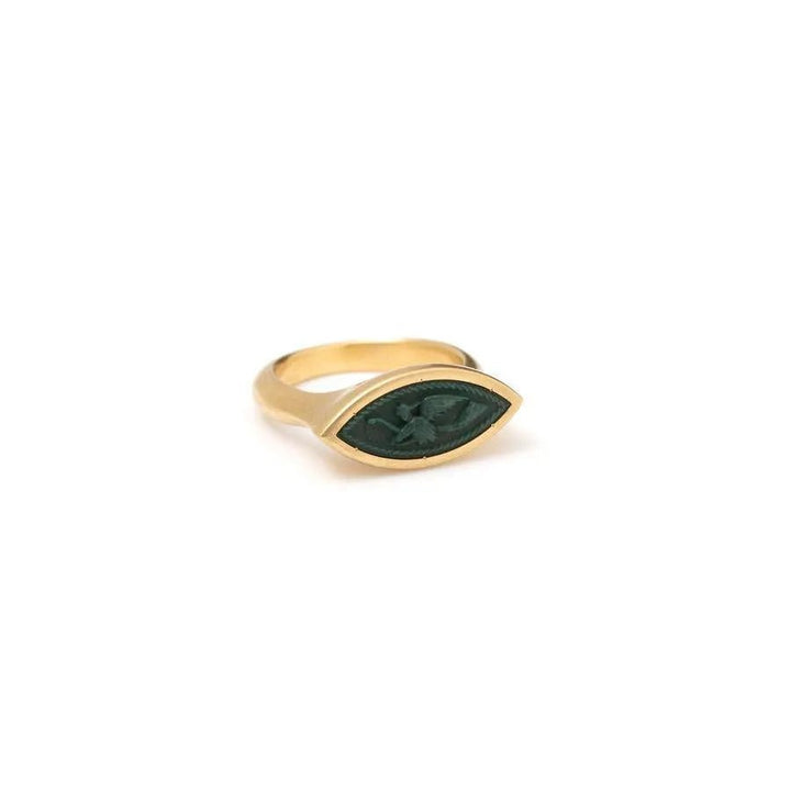 Nike Navette Signet Ring - Reinstein Ross - Ileana Makri