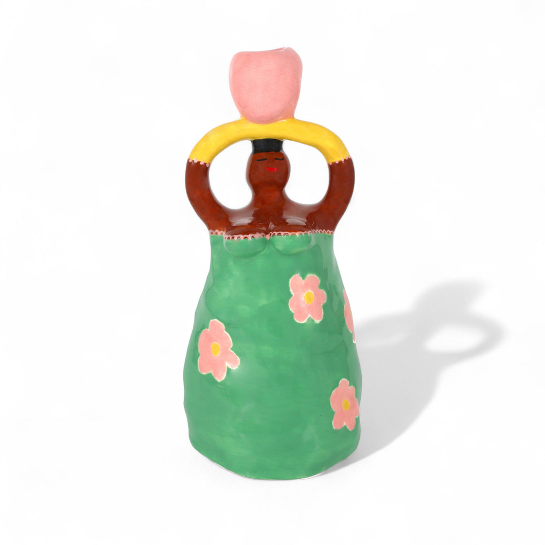 Nina Green Candleholder