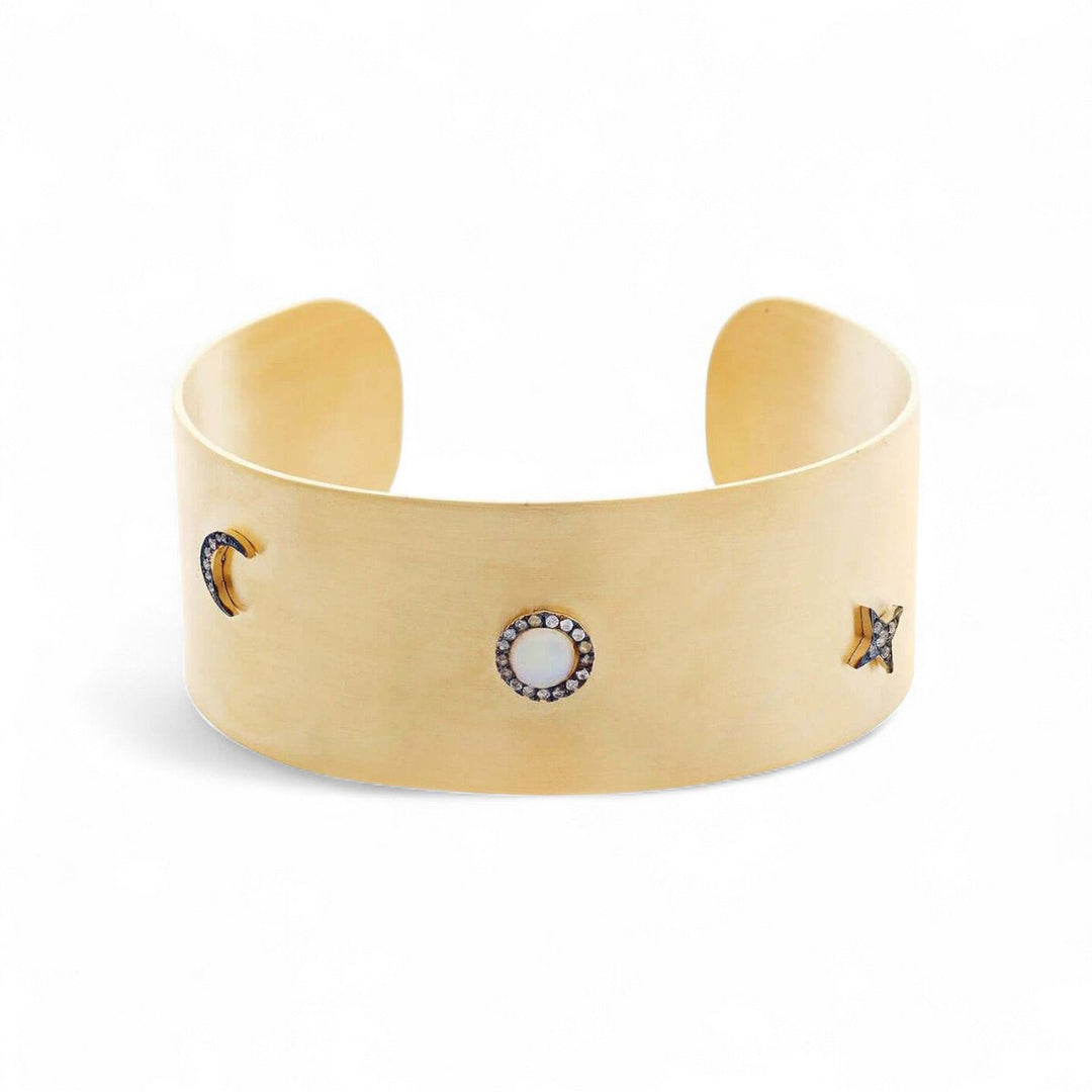 No Star Galaxy Cuff - Eye M UFO - Ileana Makri