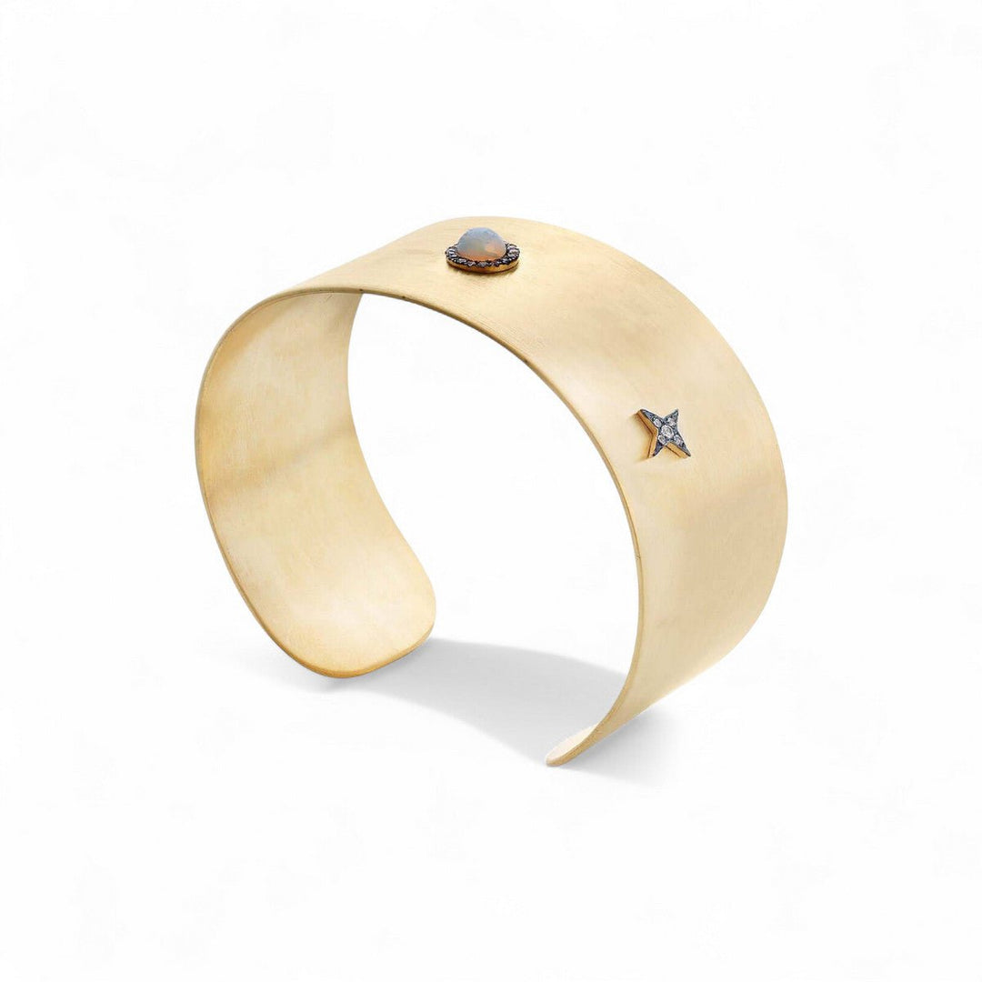 No Star Galaxy Cuff - Eye M UFO - Ileana Makri
