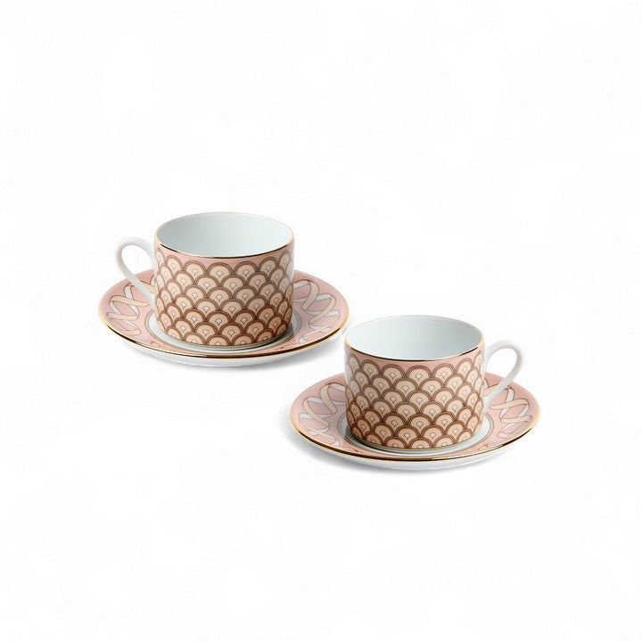 Odysseus Dusty Pink Impero Tea Cup (Set Of 2) - La Double J Home - Ileana Makri