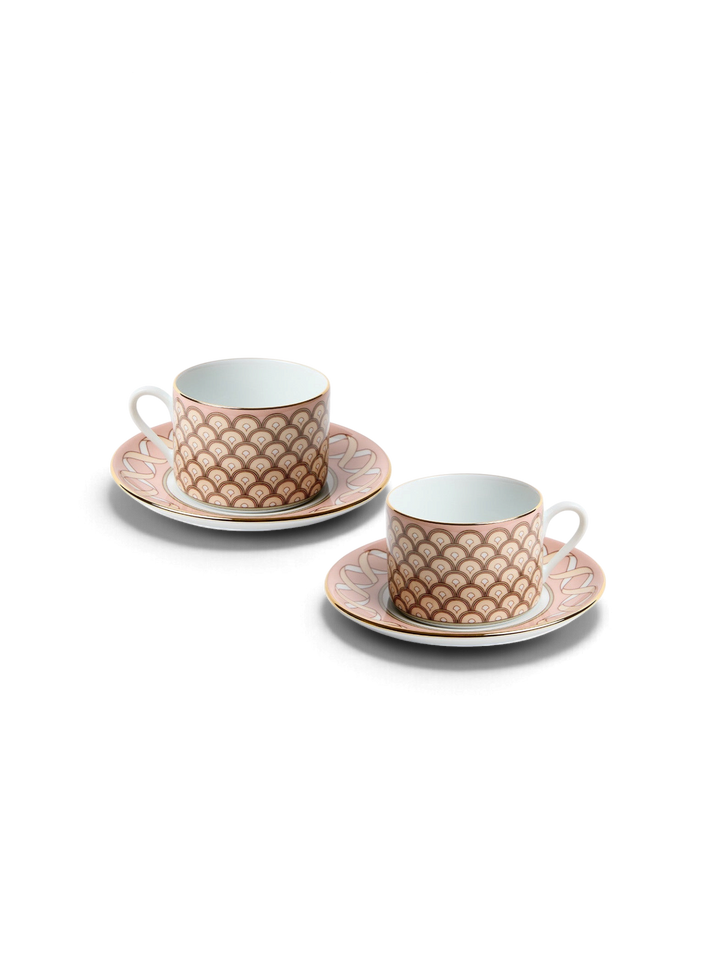 Odysseus Dusty Pink Impero Tea Cup (Set Of 2) - La Double J Home - Ileana Makri