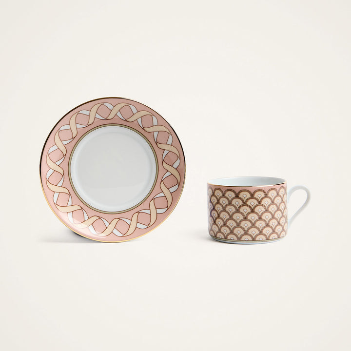 Odysseus Dusty Pink Impero Tea Cup (Set Of 2) - La Double J Home - Ileana Makri