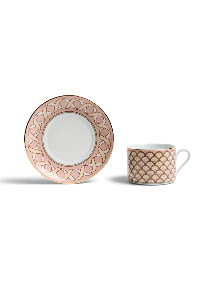 Odysseus Dusty Pink Impero Tea Cup (Set Of 2) - La Double J Home - Ileana Makri