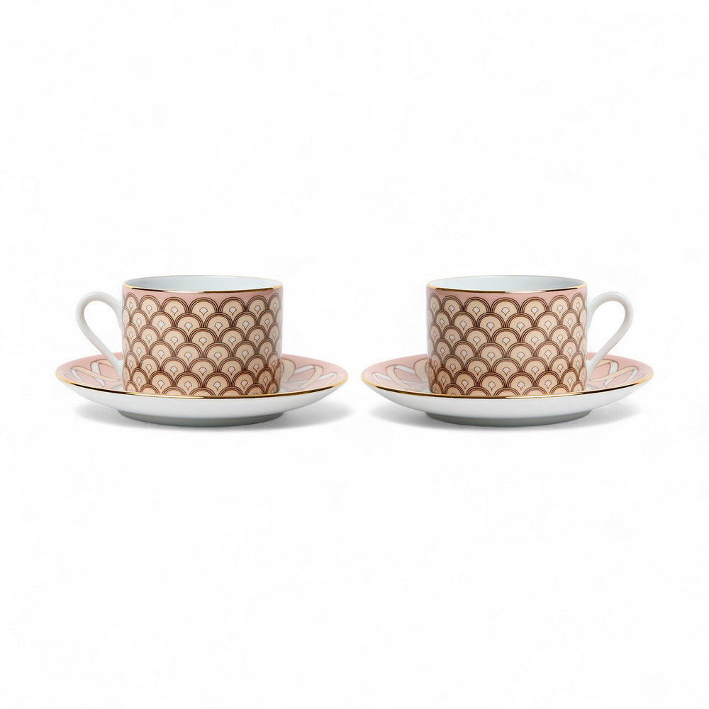 Odysseus Dusty Pink Impero Tea Cup (Set Of 2) - La Double J Home - Ileana Makri
