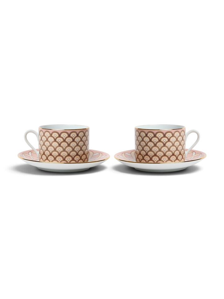 Odysseus Dusty Pink Impero Tea Cup (Set Of 2) - La Double J Home - Ileana Makri