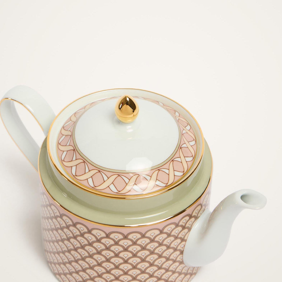 Odysseus Dusty Pink Impero Tea Pot - La Double J Home - Ileana Makri