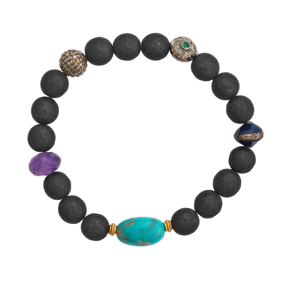 Onyx Nomad Bracelet 95 - Globetrotter - Ileana Makri