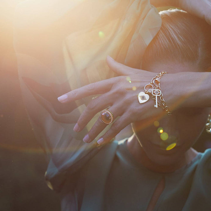 Opal Eternity Flower Ring - OAK - Archive - Ileana Makri