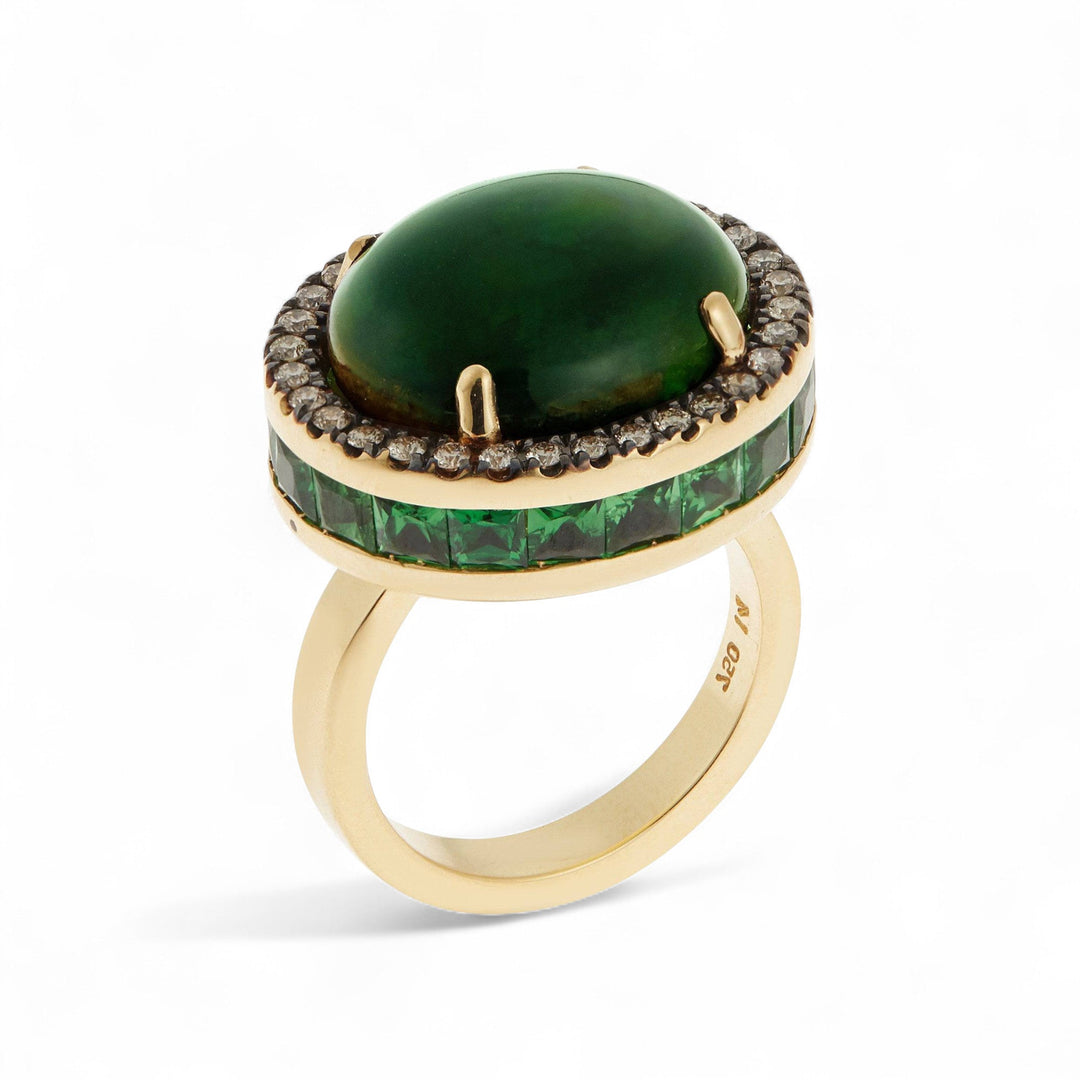 Opal Eternity Flower Ring - OAK - Archive - Ileana Makri