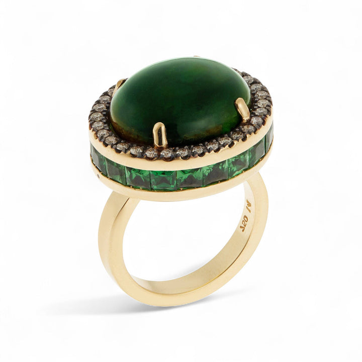 Opal Eternity Flower Ring - OAK - Archive - Ileana Makri