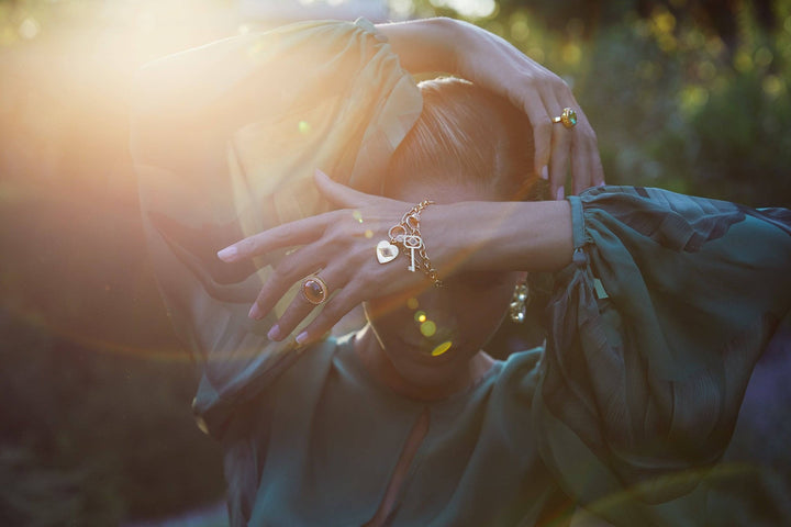 Opal Eternity Flower Ring - OAK - Archive - Ileana Makri