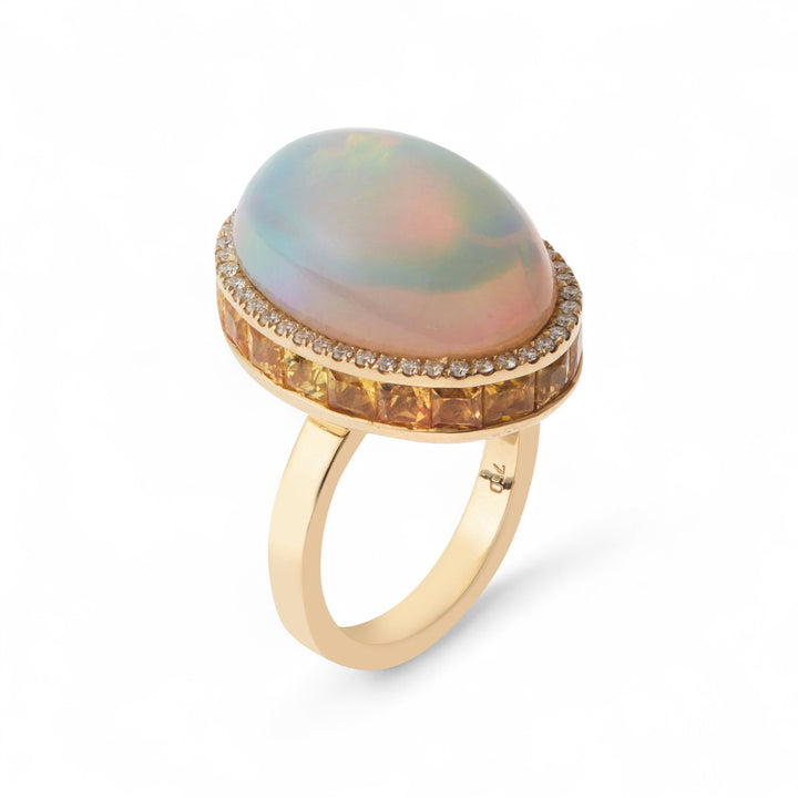 Opal Eternity Ring