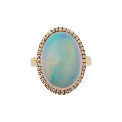 Opal Eternity Ring - Bespoke - Ileana Makri store