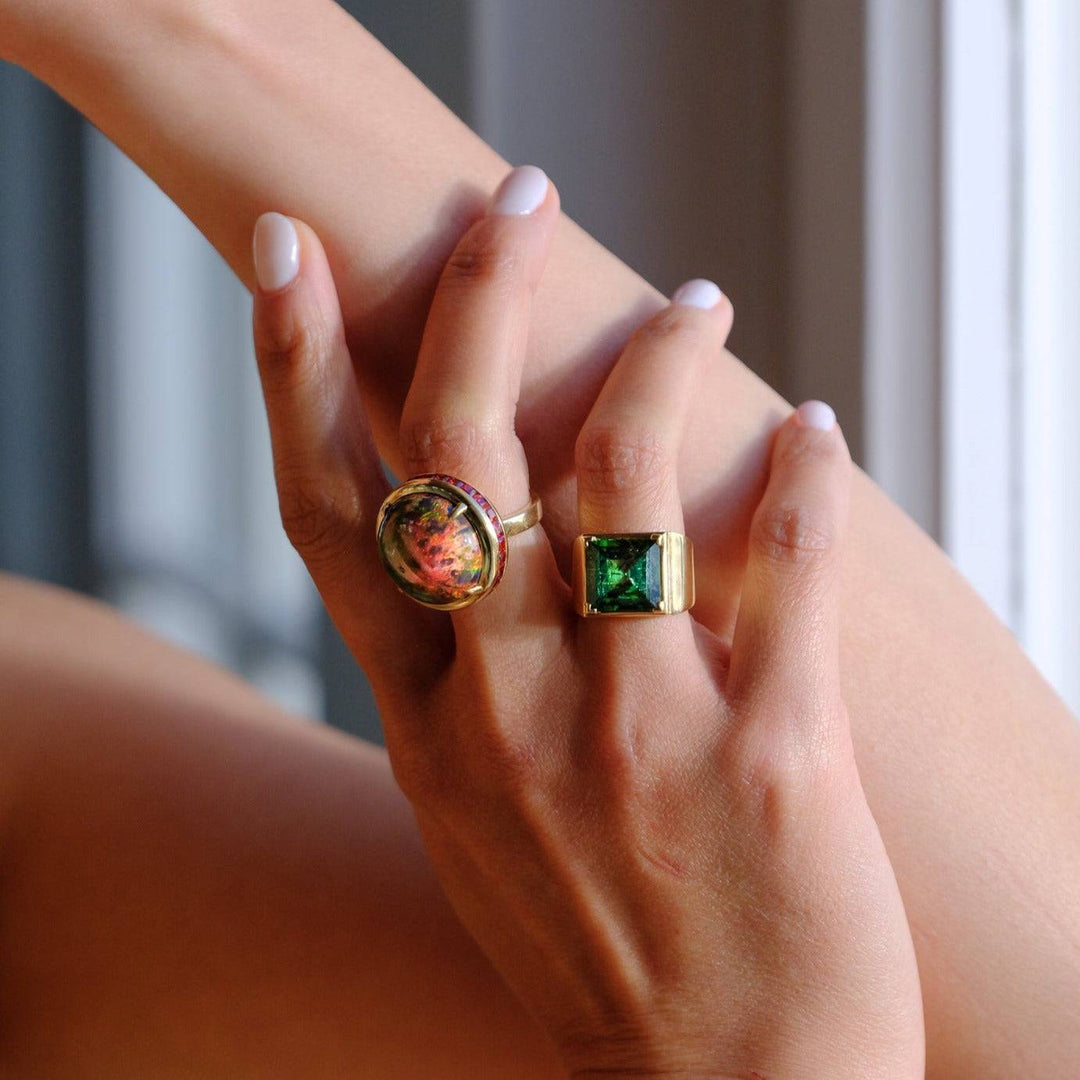 Opal Passion Ring - Bespoke - Ileana Makri store