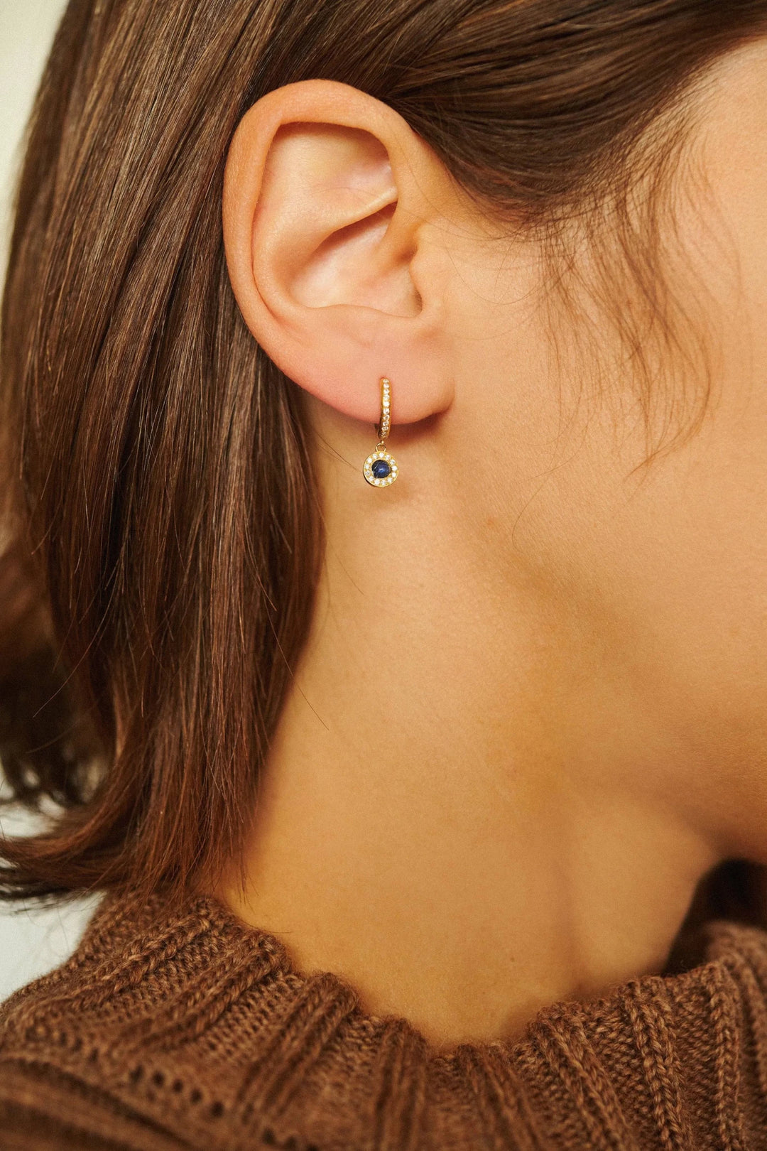 Opal Sun Midi Hoops - Eye M - Ileana Makri