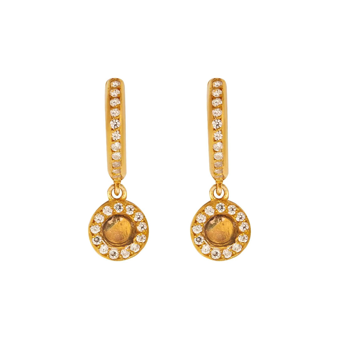 Opal Sun Midi Hoops - Eye M - Ileana Makri
