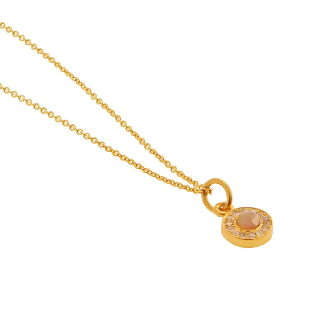 Opal Sun Pendant - Eye M UFO - Ileana Makri