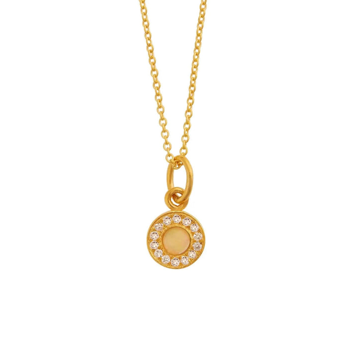Opal Sun Pendant - Eye M UFO - Ileana Makri
