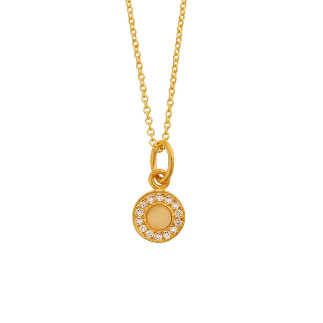 Opal Sun Pendant - Eye M UFO - Ileana Makri store