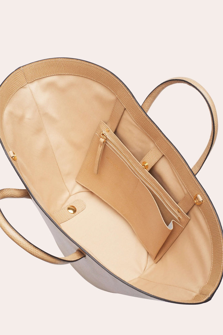 Open Tulip Tote Beige - M - Little Liffner - Ileana Makri store