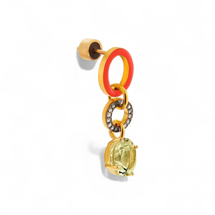 Orange Twist Lemon Topaz - Eye M Neon Rocks - Ileana Makri