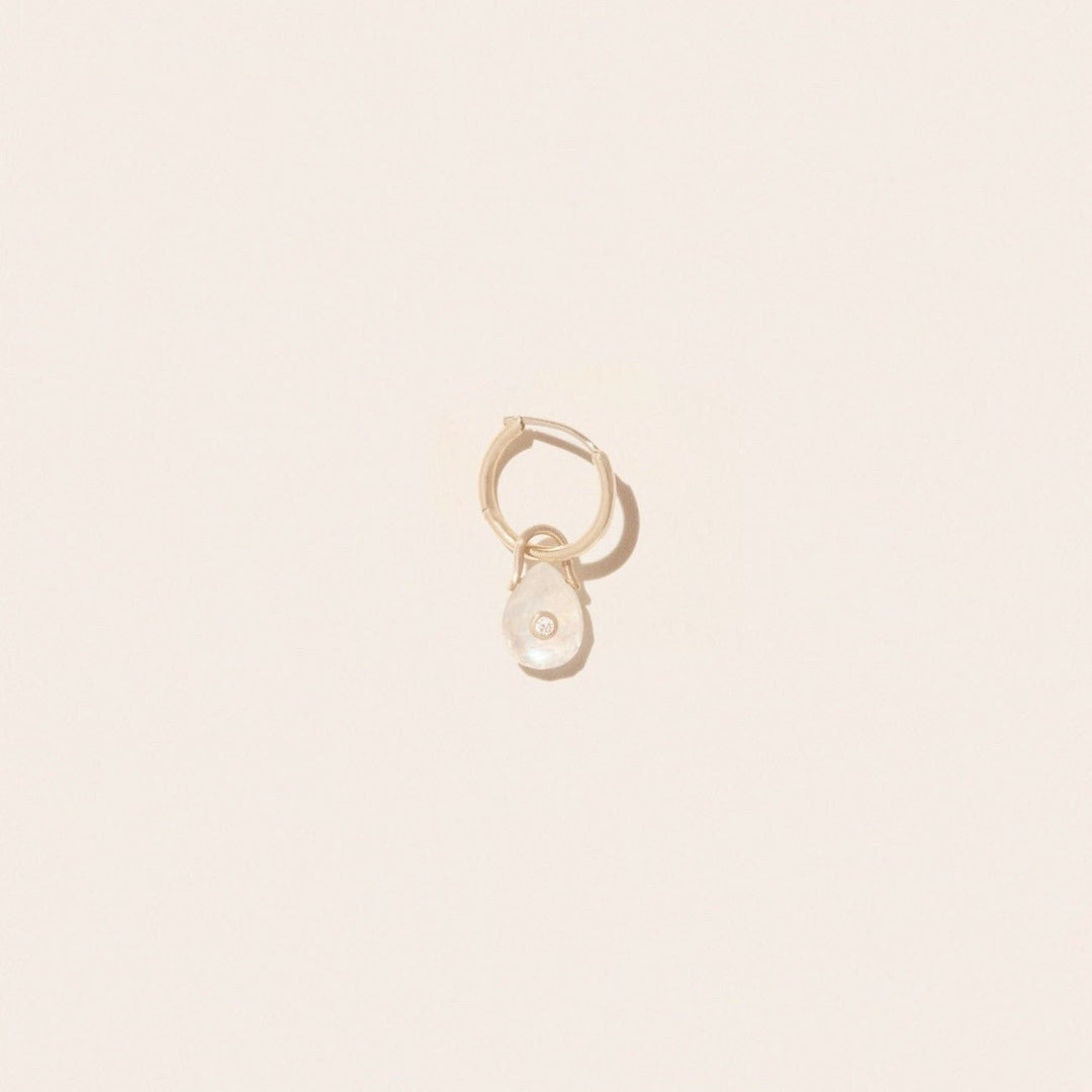 Orso Moonstone Earring - Pascale Monvoisin - Ileana Makri