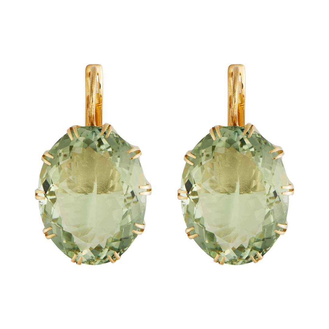 Oval Crown Green Amethyst - Crown - Ileana Makri