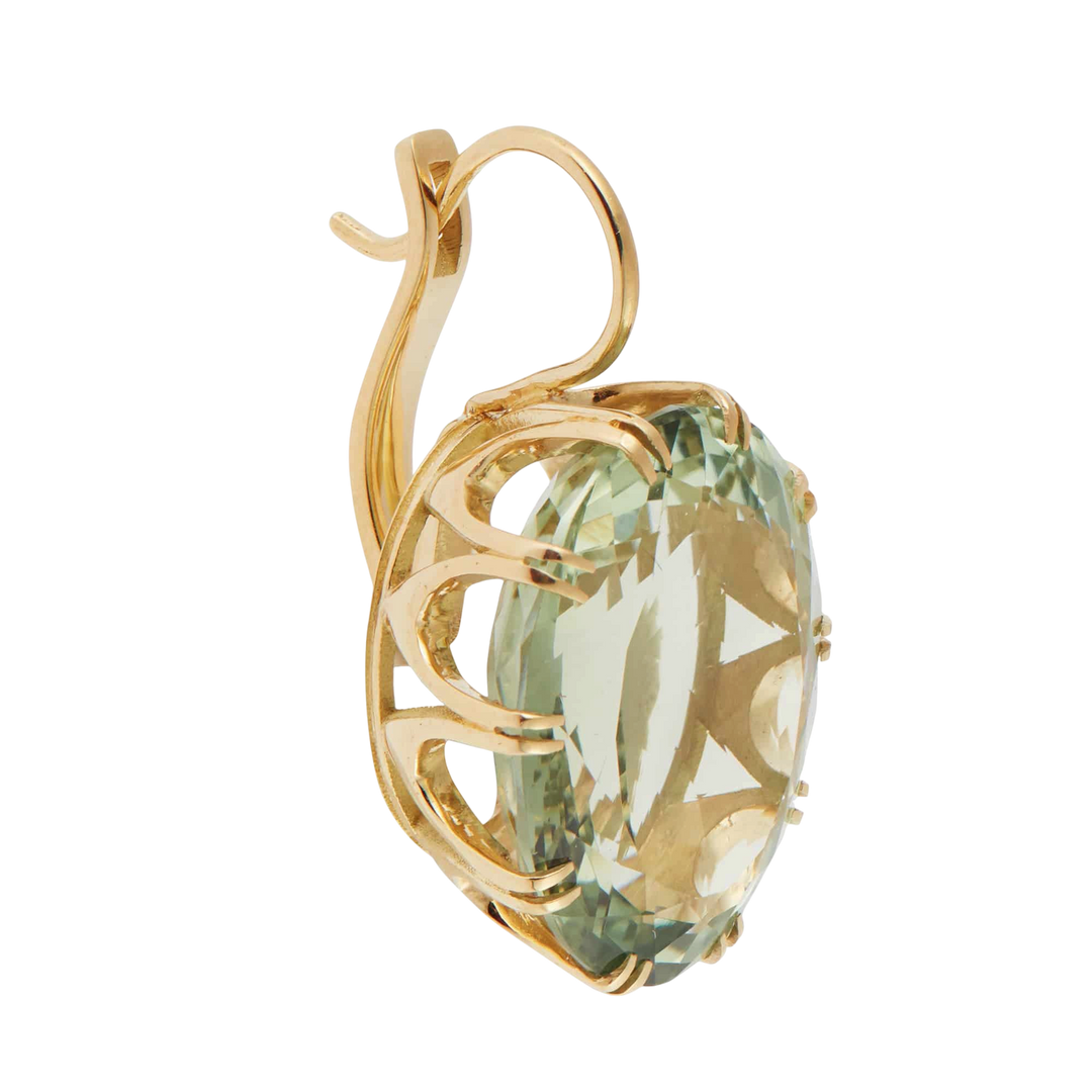 Oval Crown Green Amethyst - Crown - Ileana Makri