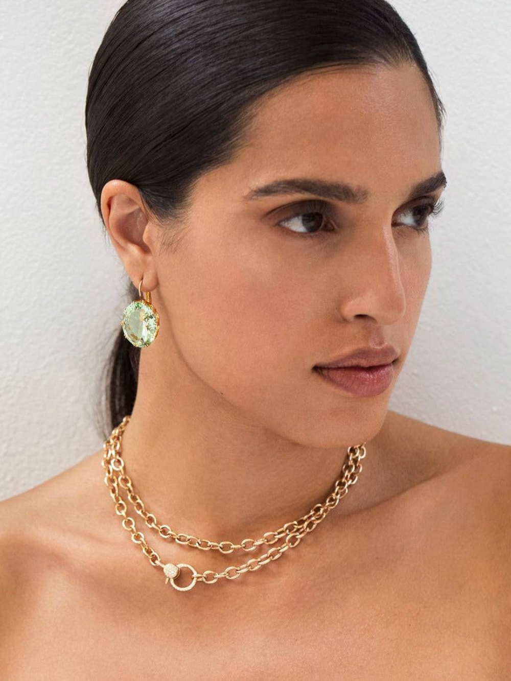 Oval Crown Green Amethyst - Crown - Ileana Makri