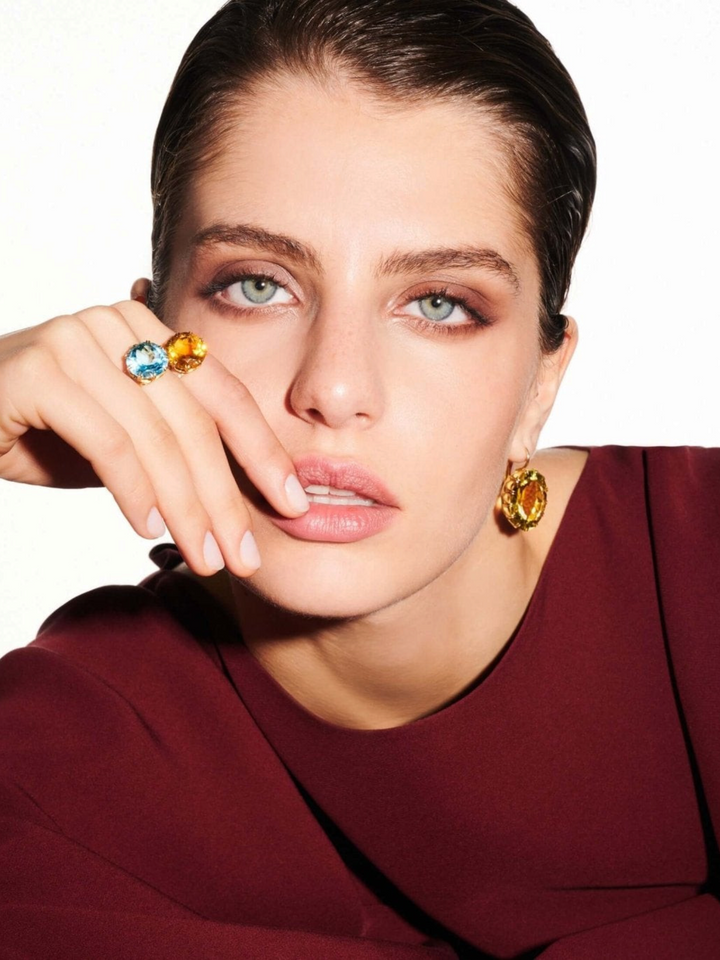 Oval Crown Lemon Topaz - Crown - Ileana Makri