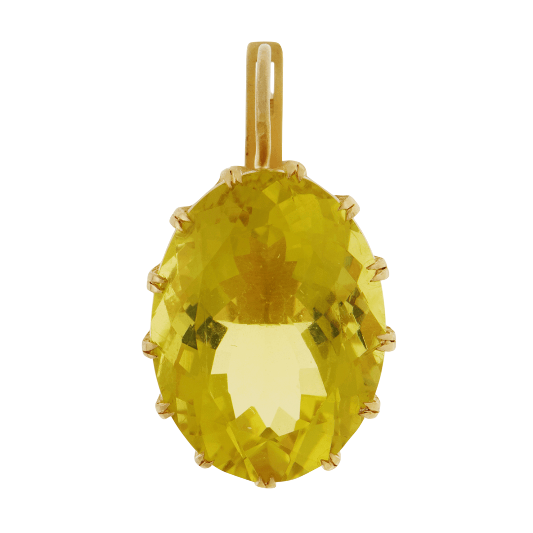 Oval Crown Lemon Topaz - Crown - Ileana Makri