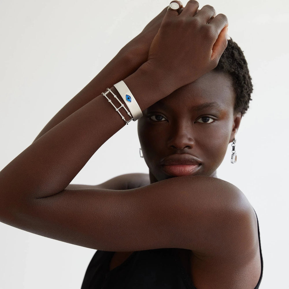 Oval Eye Cuff Slv - Eye M Core - Ileana Makri